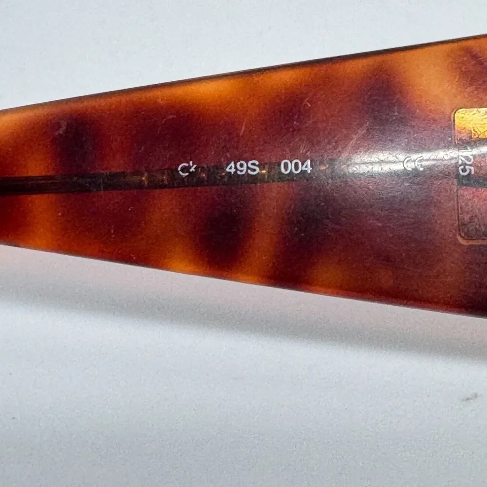 Calvin Klein Sunglasses Brown Tortouse Frames Only No Lens full‎ Rim H4078